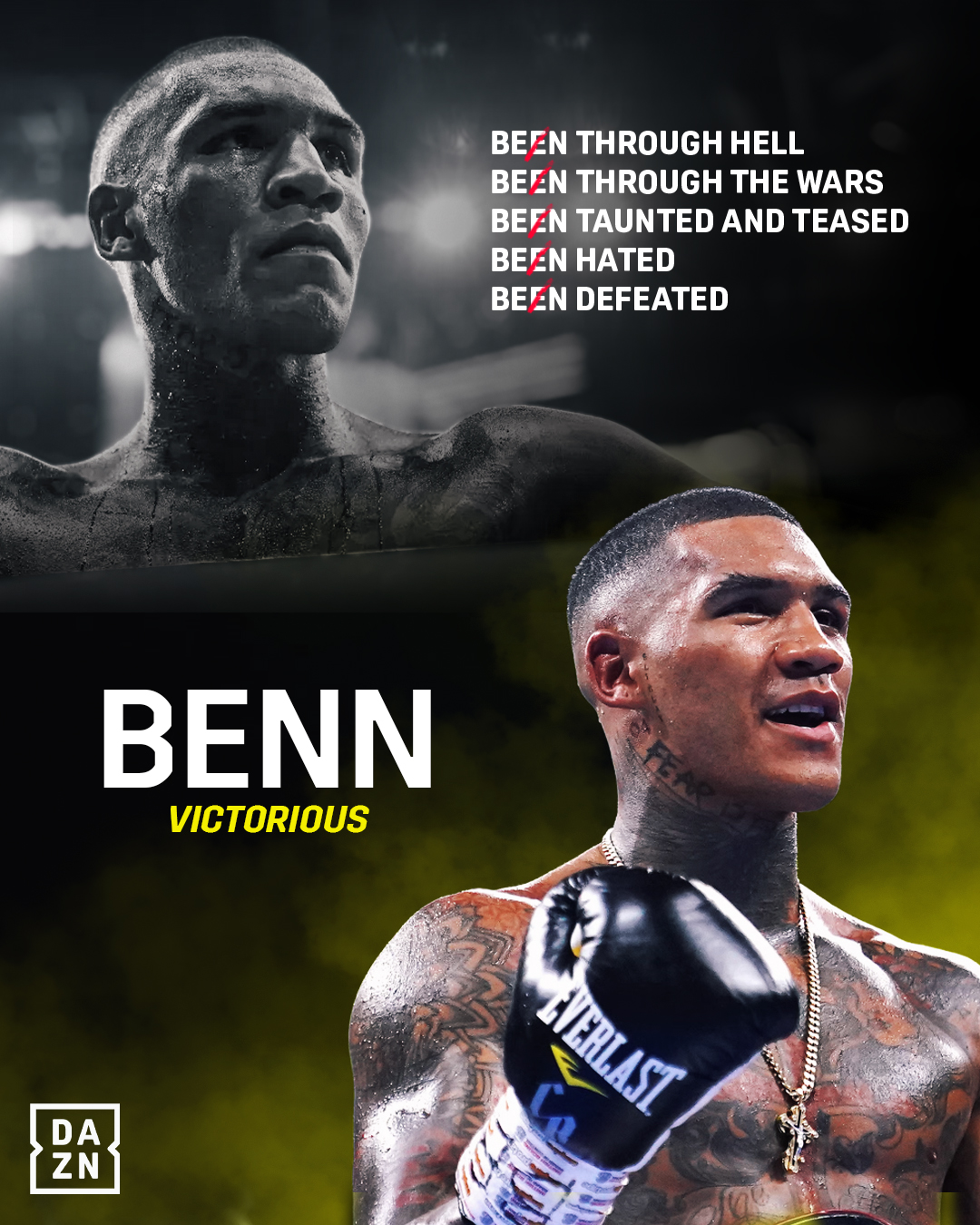 DAZN for Boxing concept design by DSMedia