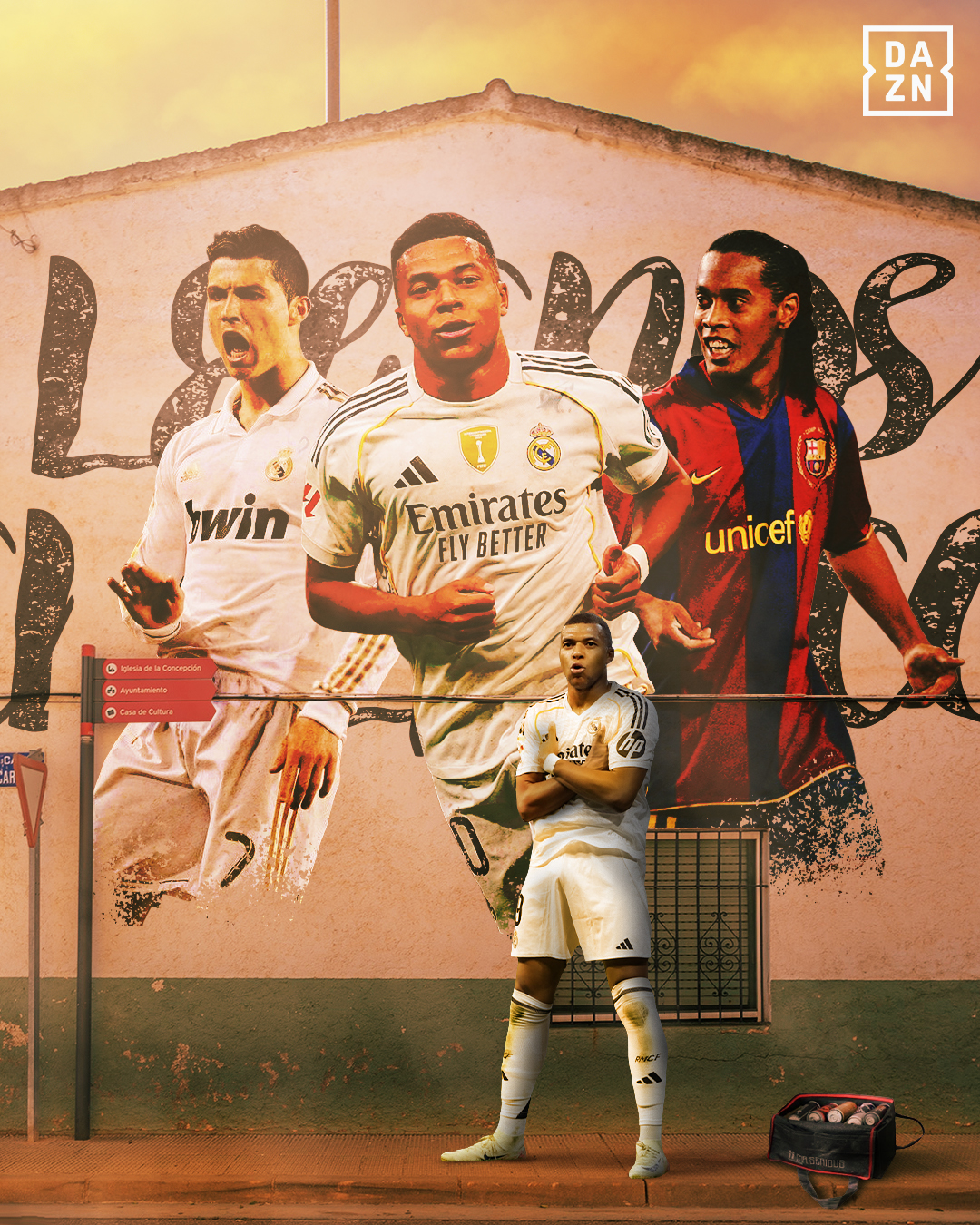 DAZN for Champions League archive visual 4 by DSMedia