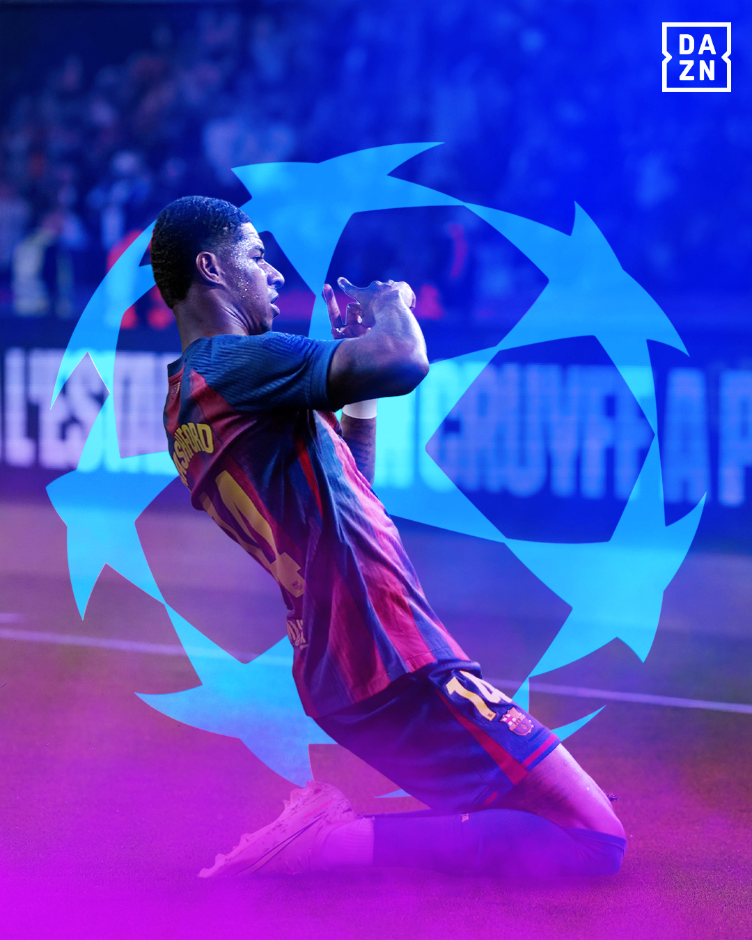 DAZN for Champions League archive visual 2 by DSMedia