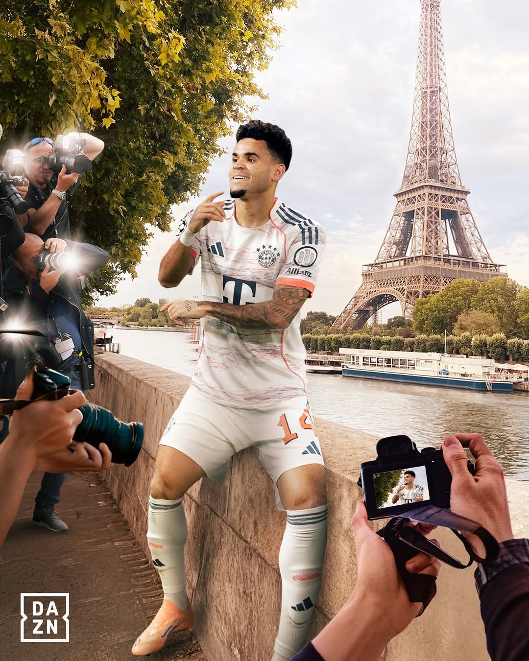 DAZN campaign post with 12k likes by DSMedia