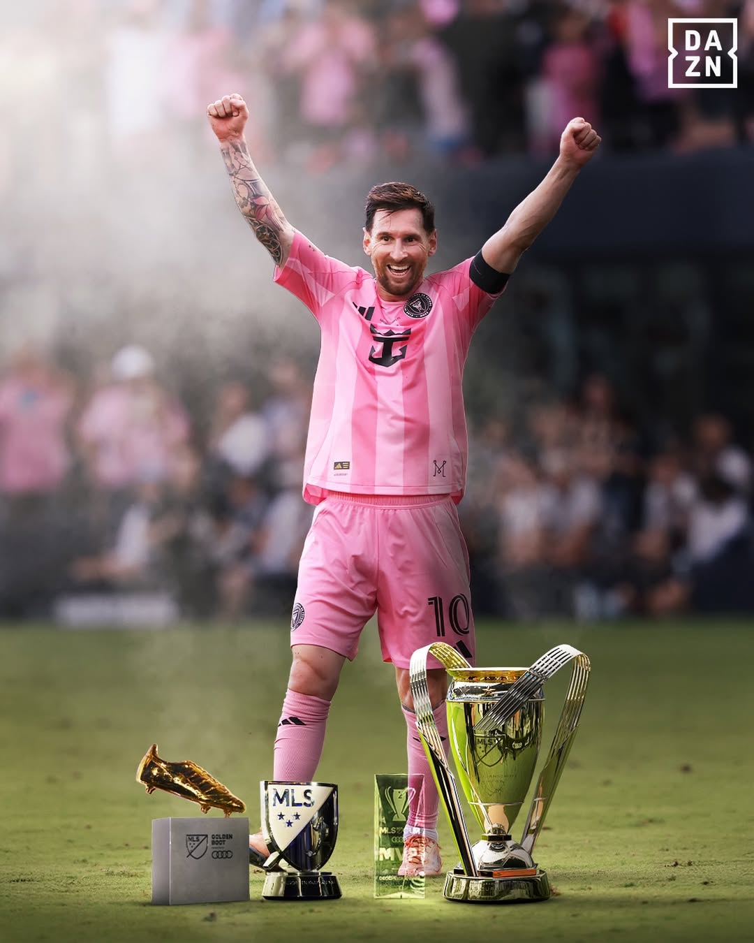DAZN campaign post with 161.8k likes by DSMedia
