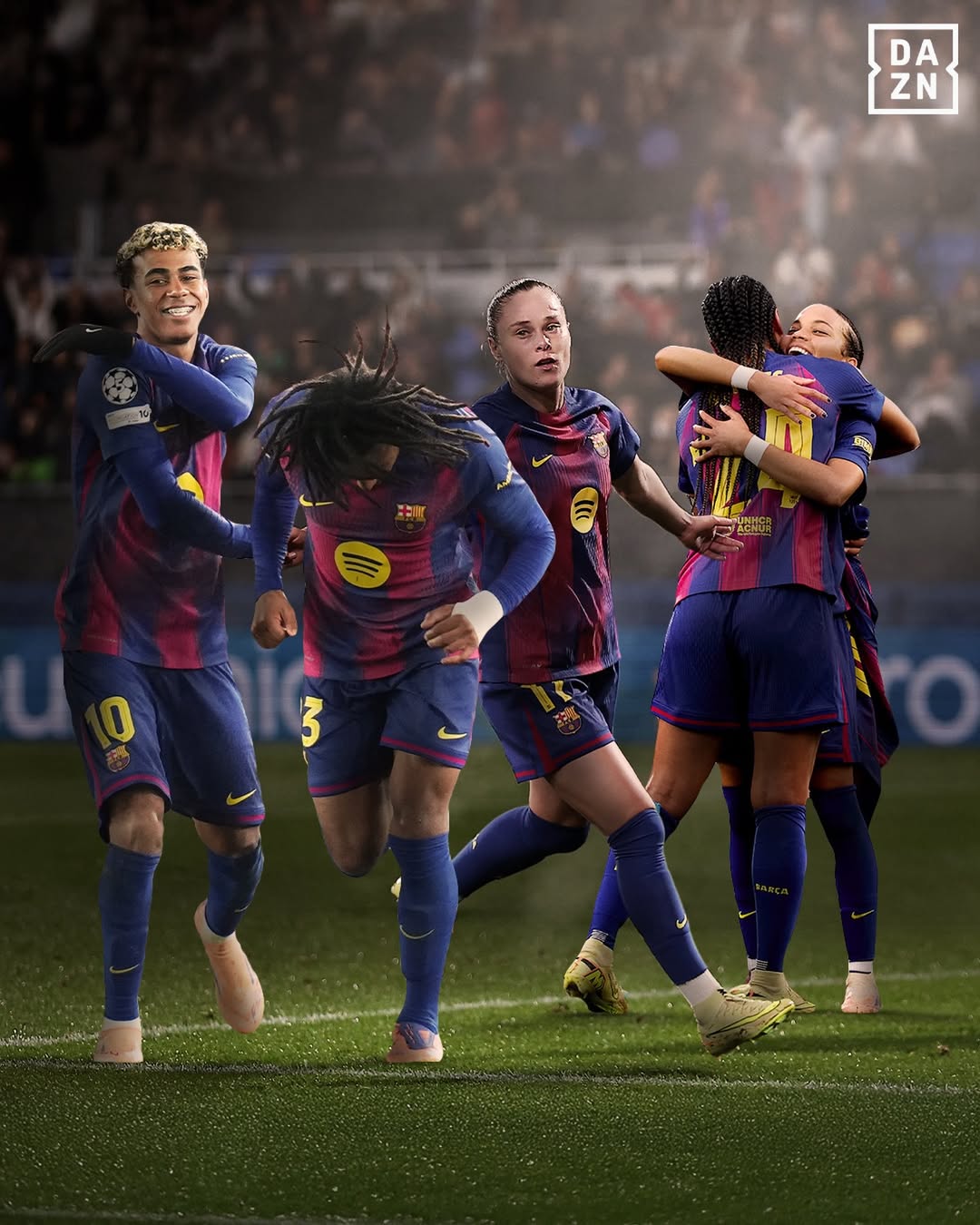 DAZN campaign post with 39.6k likes by DSMedia